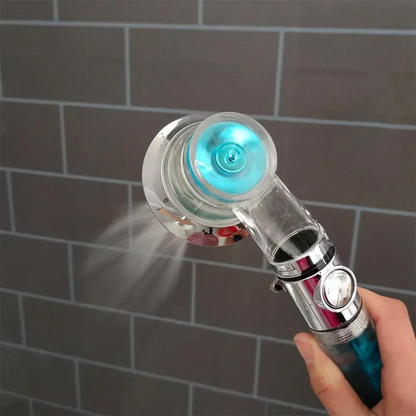 Pommeau de douche avec ventilateur